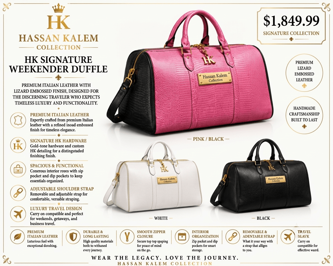 HK SIGNATURE WEEKENDER DUFFLE