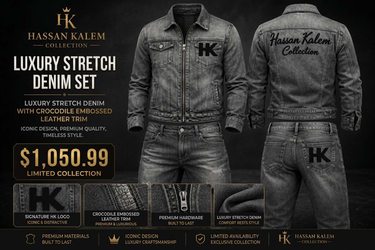 LUXURY STRETCH DENIM SET LIMITED COLLECTION