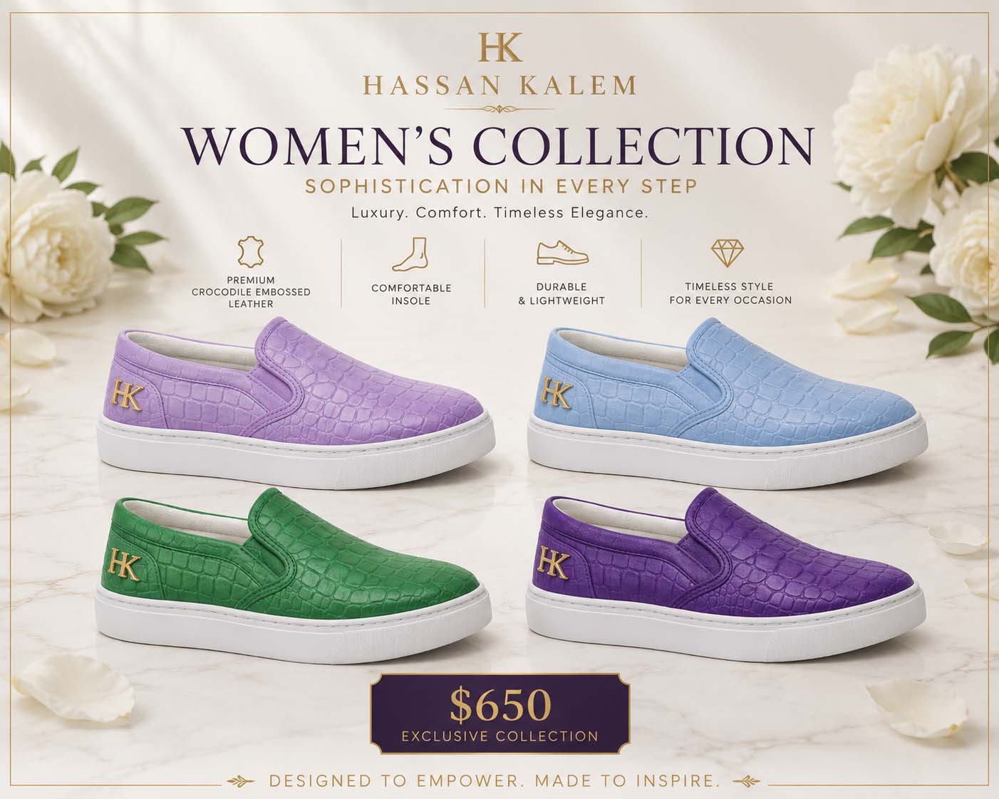 WOMEN'S COLLECTION  SOPHISTICATION IN EVERY STEP