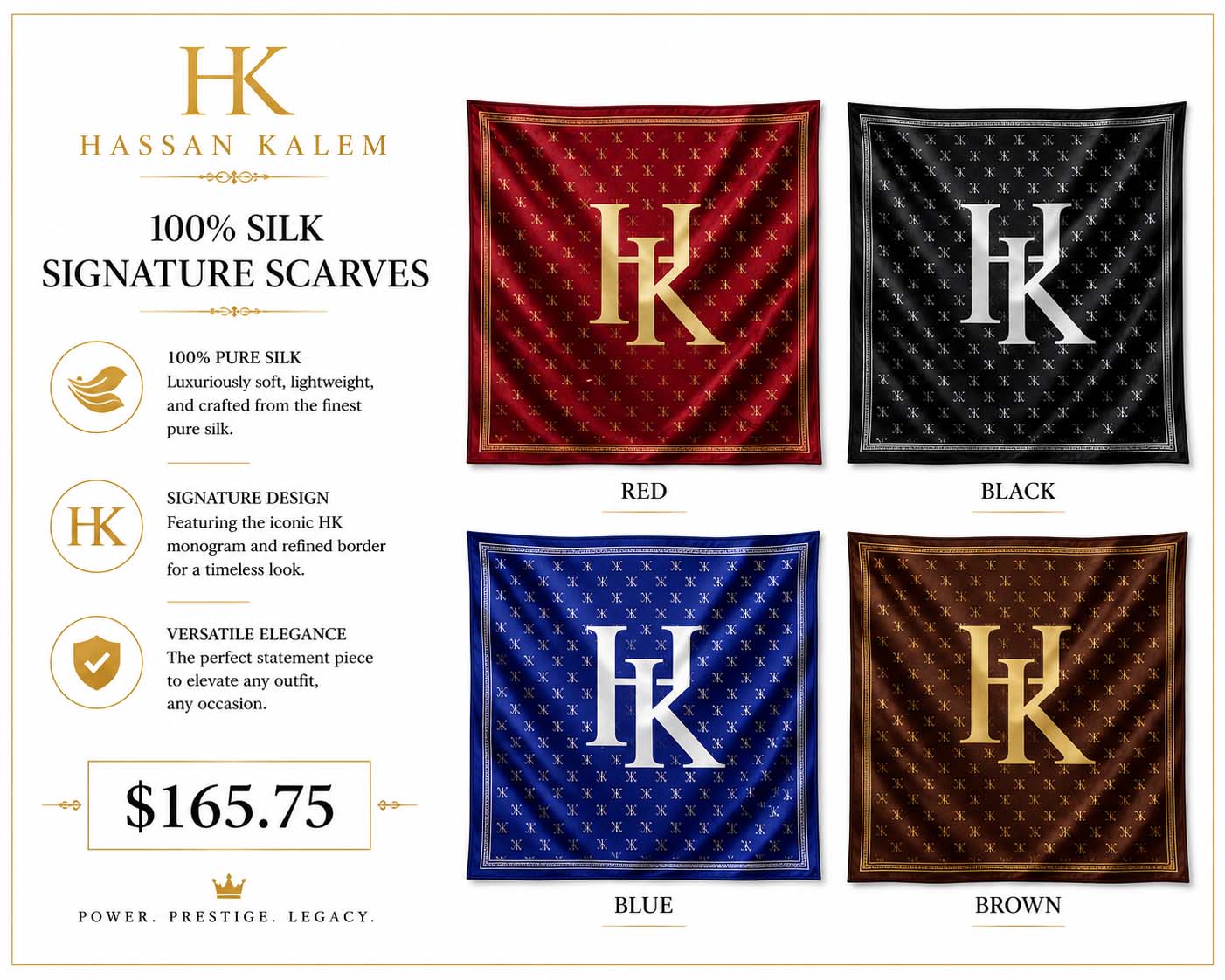 SILK SIGNATURE SCARVES