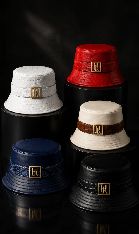 EXOTIC SKIN BUCKET HATS